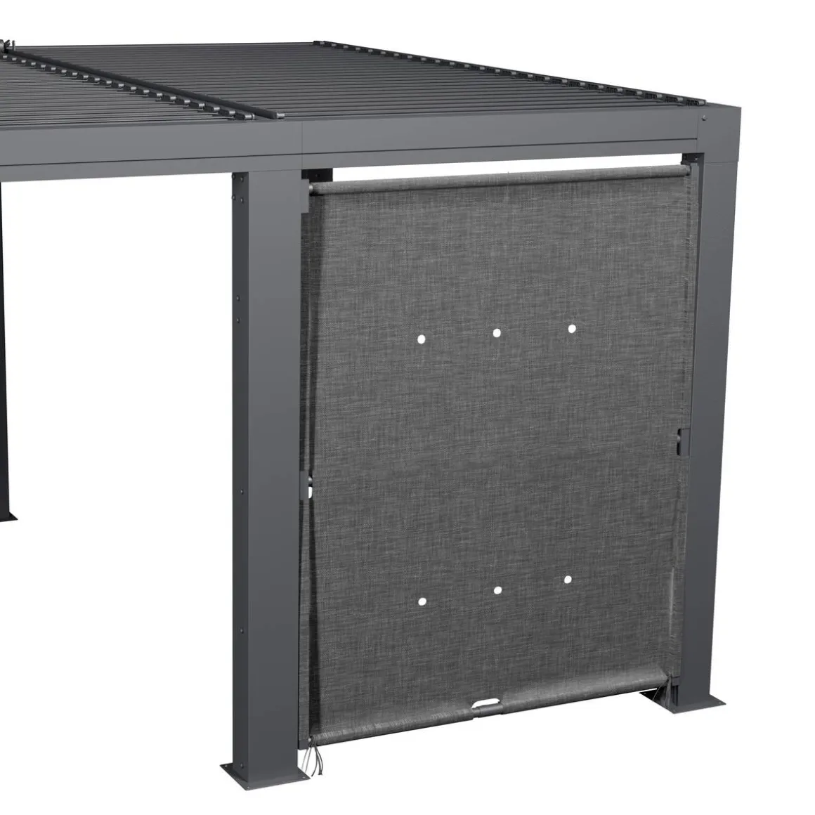 Auvent pour pergola bioclimatique MAJAÉ Granit