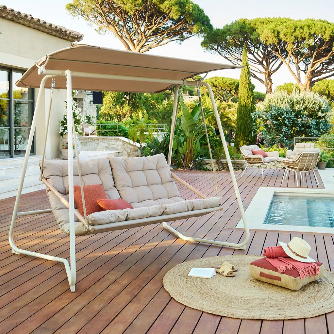 Balancelle de jardin PAOPAO Argile