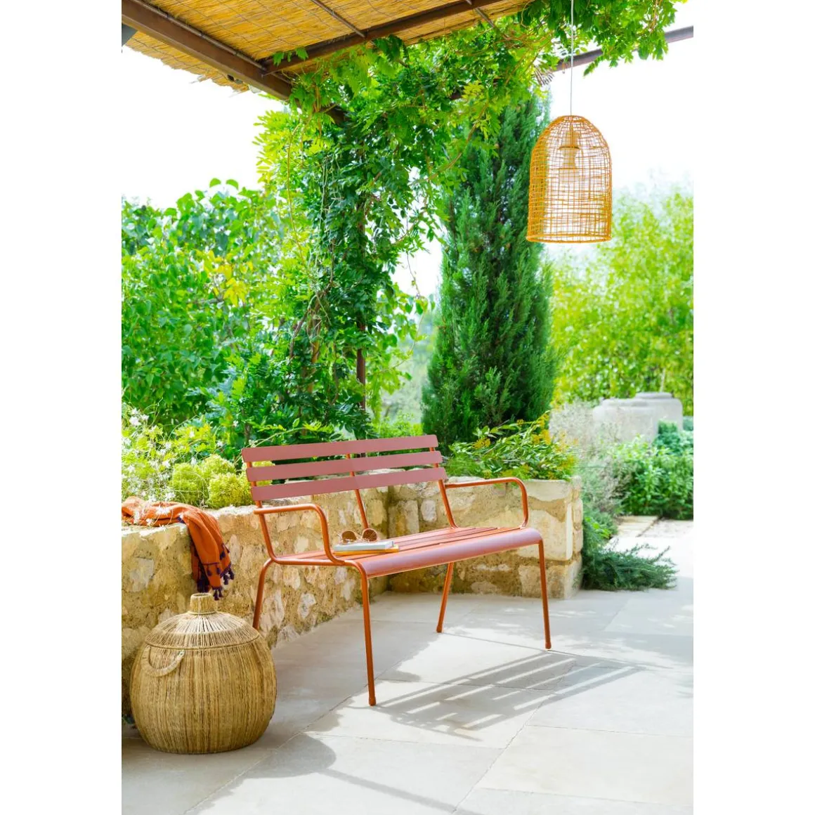 Banc de jardin GREENSBORO Ambre