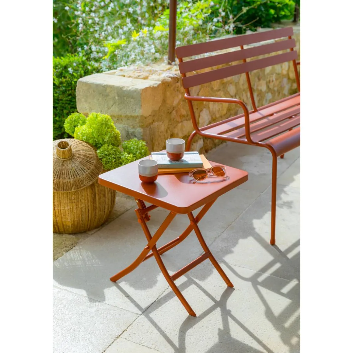 Banc de jardin GREENSBORO Ambre