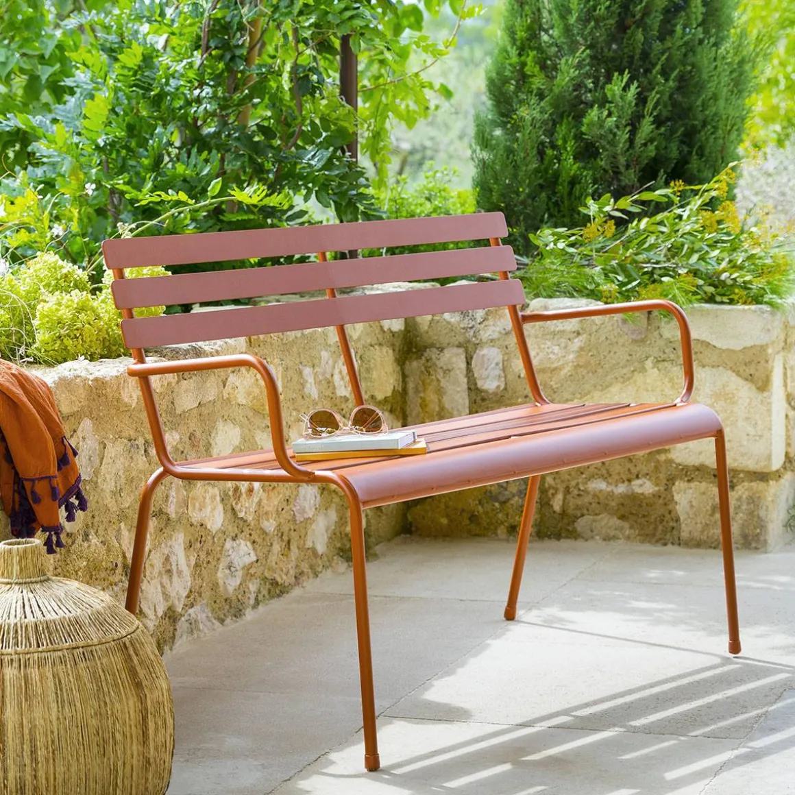 Banc de jardin GREENSBORO Ambre