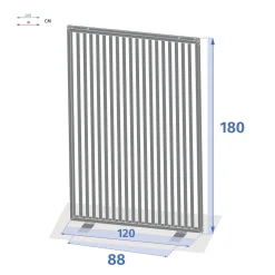 Brise-vue d'extérieur ZUPTA Graphite