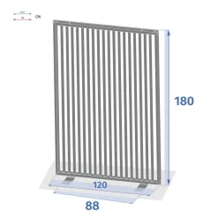 Brise-vue d'extérieur ZUPTA Graphite