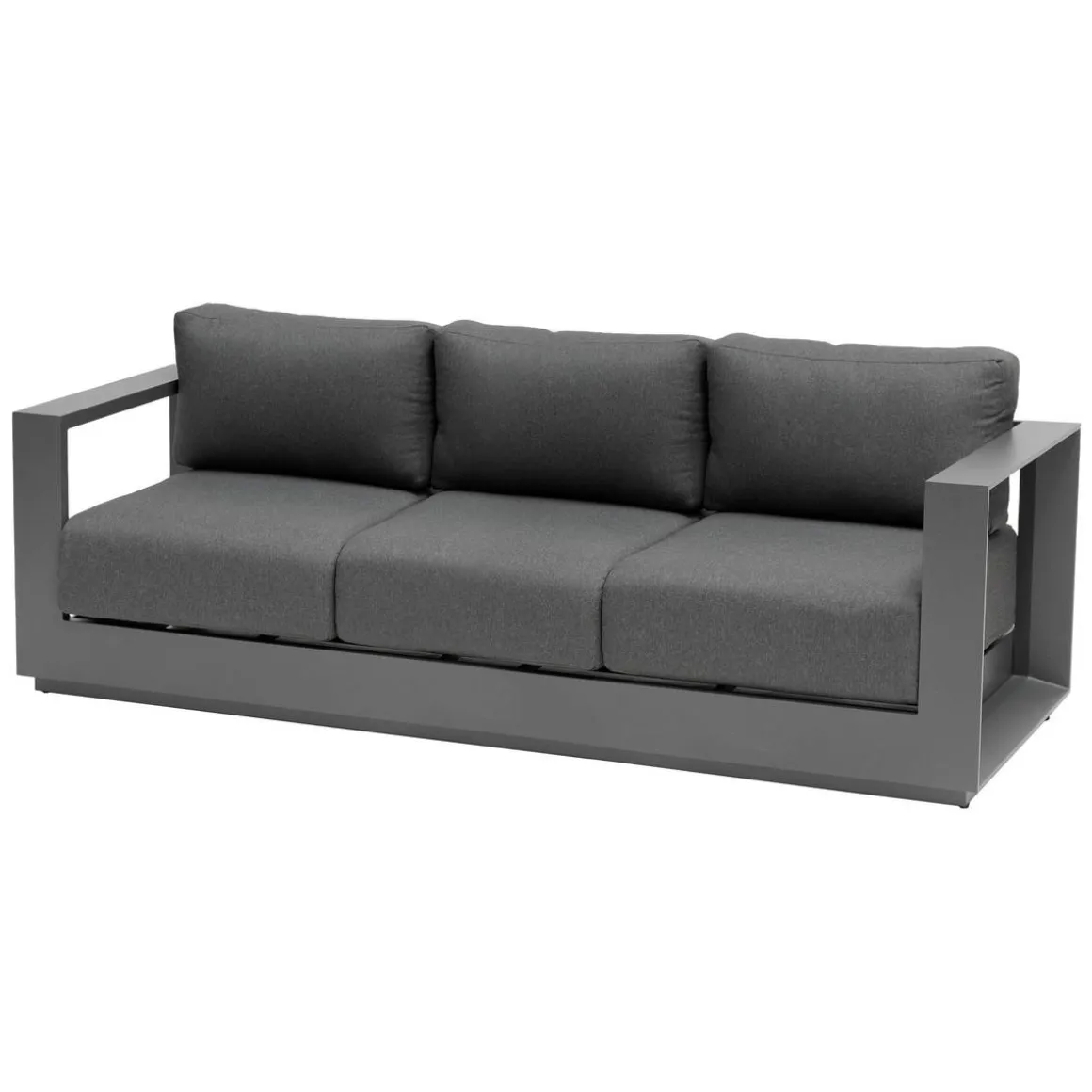 Canapé de jardin ALLURE Graphite & Gris zebrano