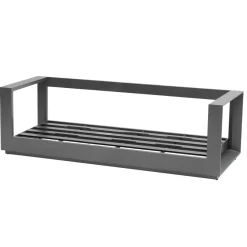 Canapé de jardin ALLURE Graphite & Gris zebrano