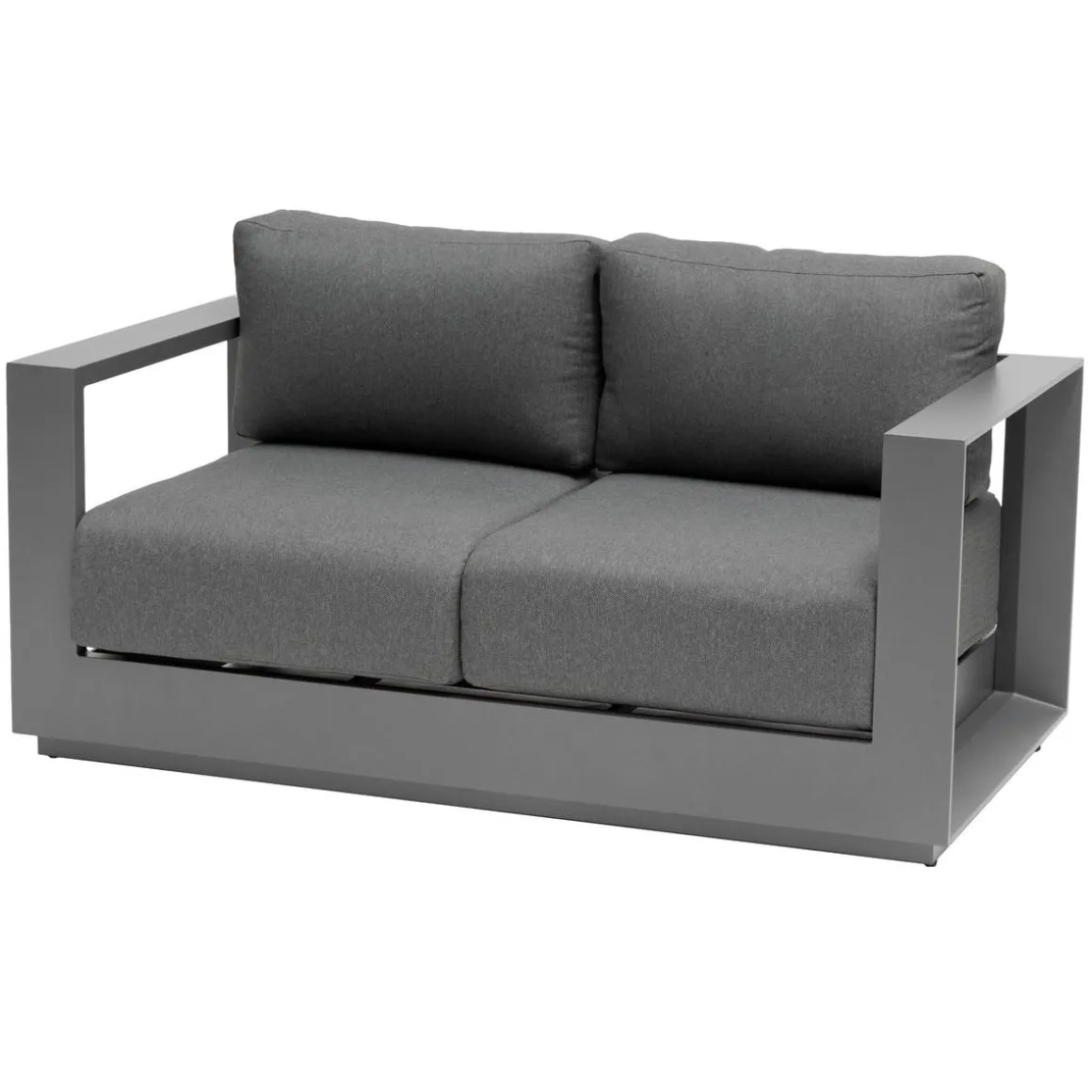 Canapé de jardin ALLURE Graphite & Gris zebrano