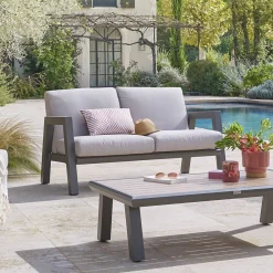 Canapé de jardin AXIOME Praline & Beige