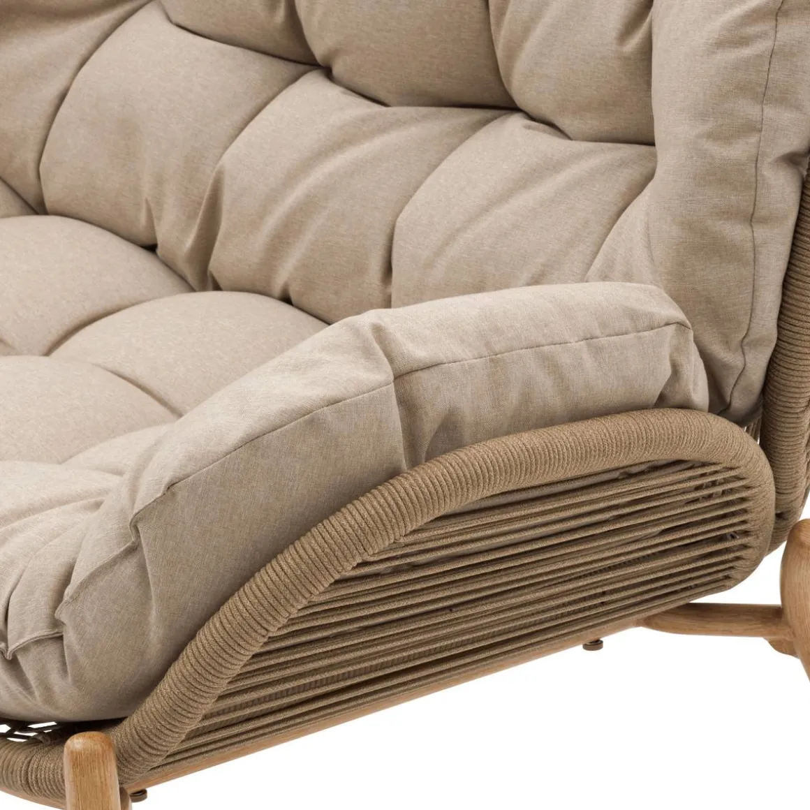 Canapé de jardin MELOANE Beige