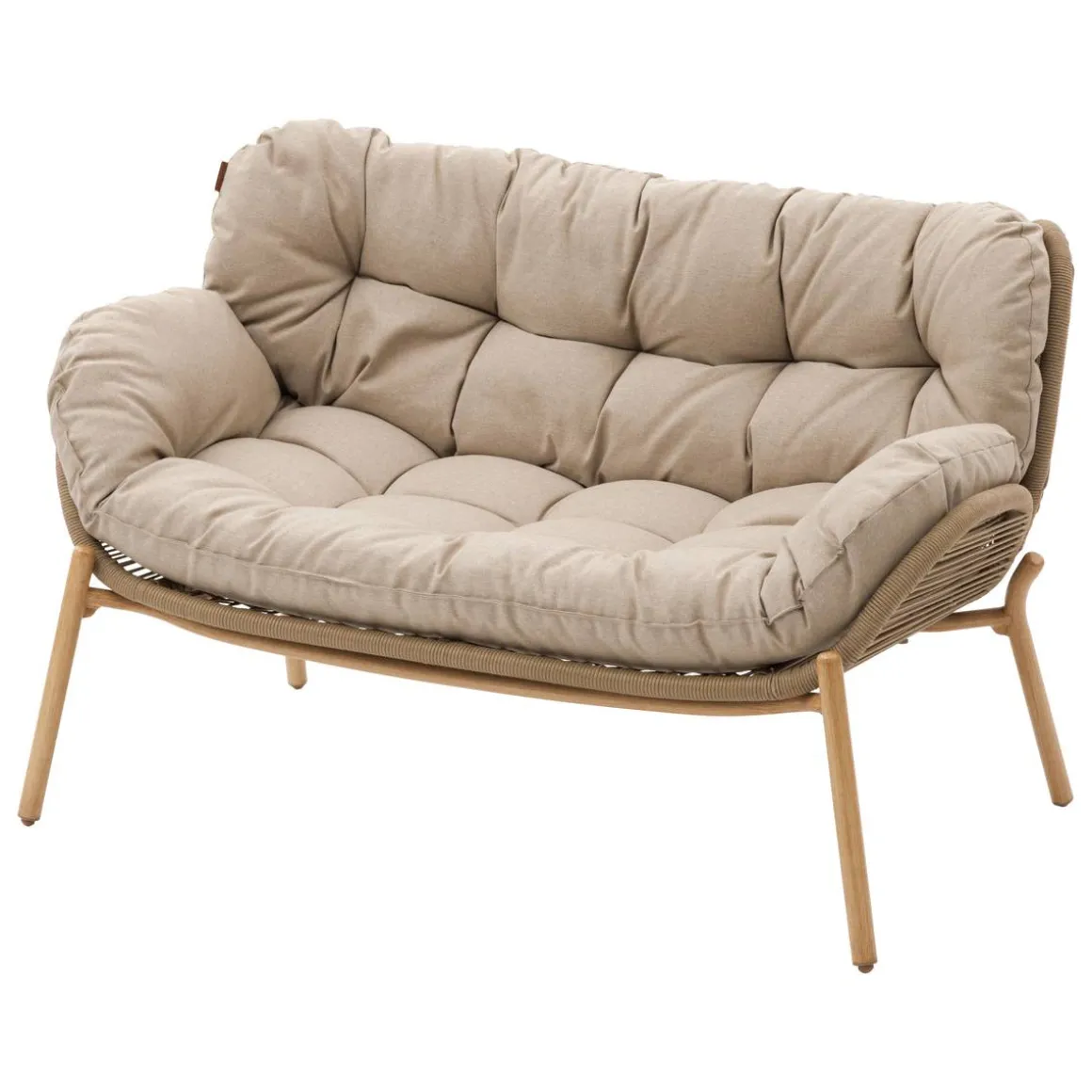 Canapé de jardin MELOANE Beige