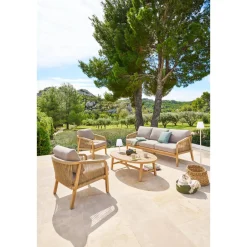 Canapé de jardin PAPOUASIE Acacia