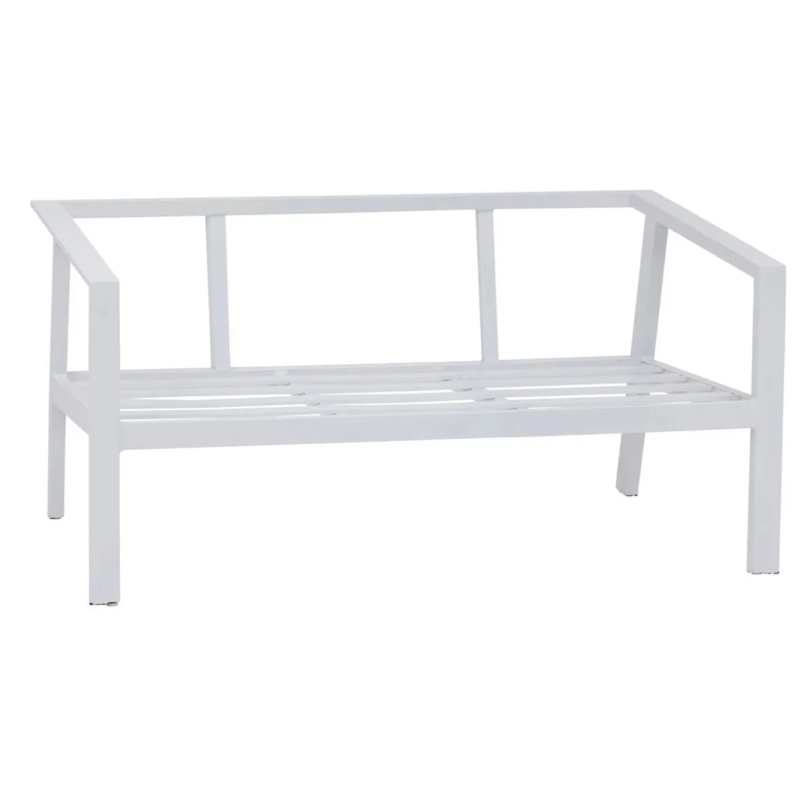 Canapé de jardin PAVANE Beige ficelle & Blanc