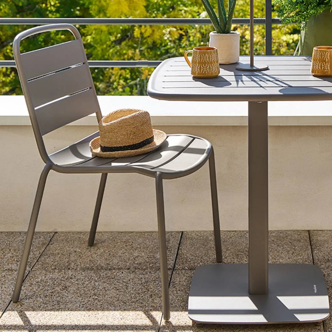 Chaise de jardin ALEGORIA Café