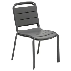Chaise de jardin empilable ALEGORIA Graphite