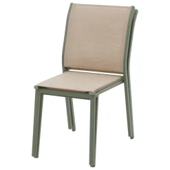 Chaise de jardin empilable ESSENTIA Lin & Vert laurier