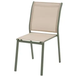 Chaise de jardin empilable ESSENTIA Lin & Vert laurier