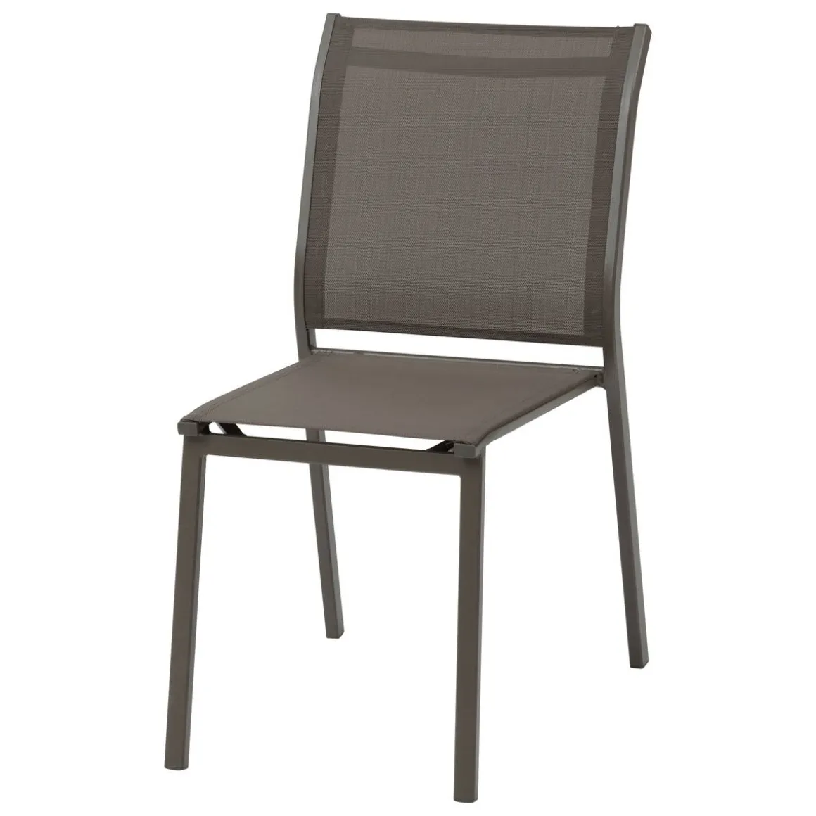 Chaise de jardin empilable ESSENTIA Wengé & Praliné
