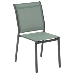 Chaise de jardin empilable ESSENTIA Vert olive & Graphite