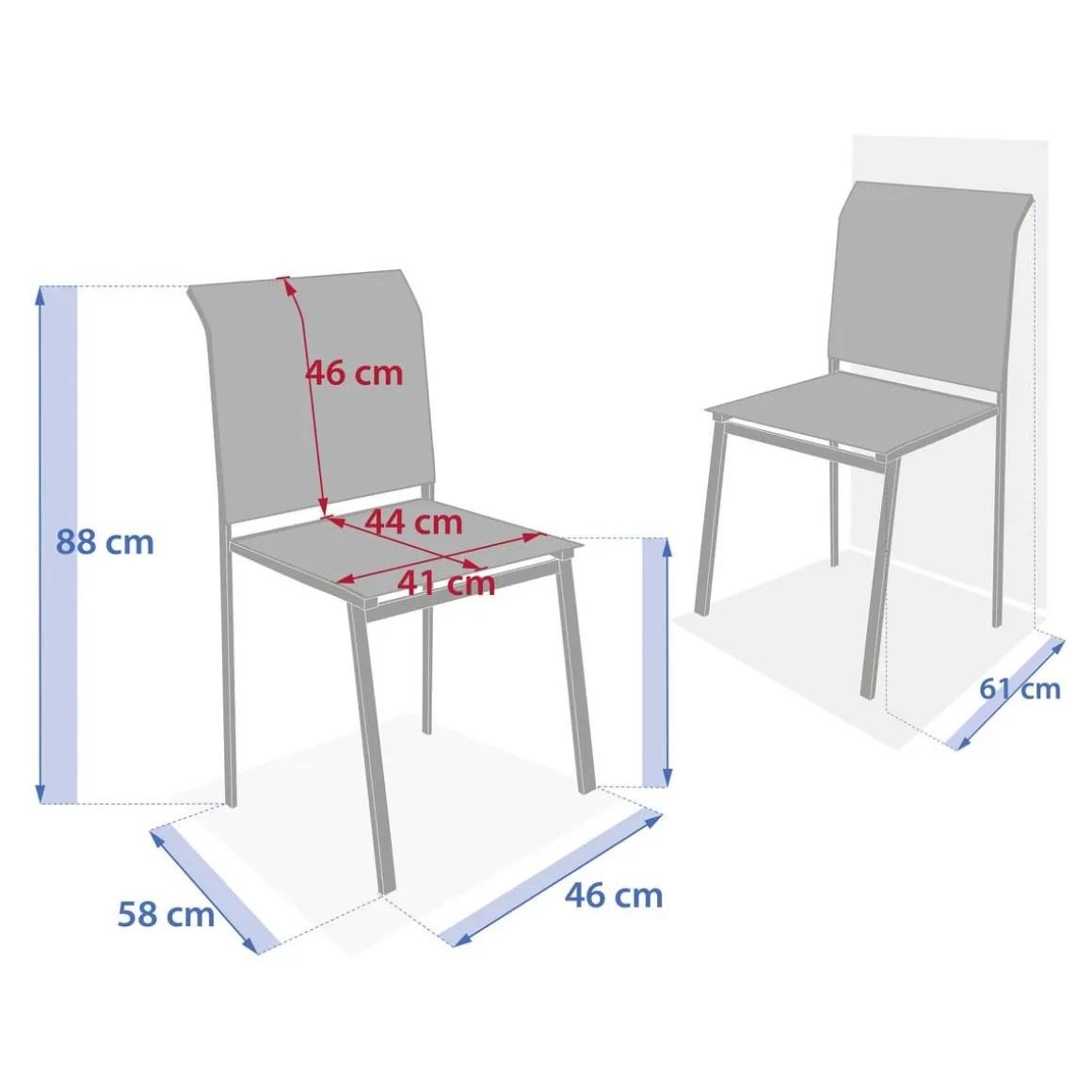 Chaise de jardin ESSENTIA Vert laurier