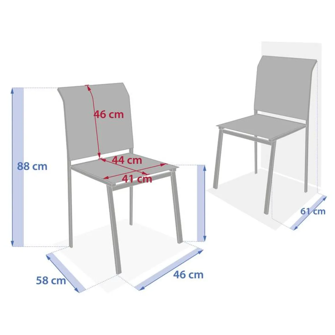 Chaise de jardin ESSENTIA Vert laurier