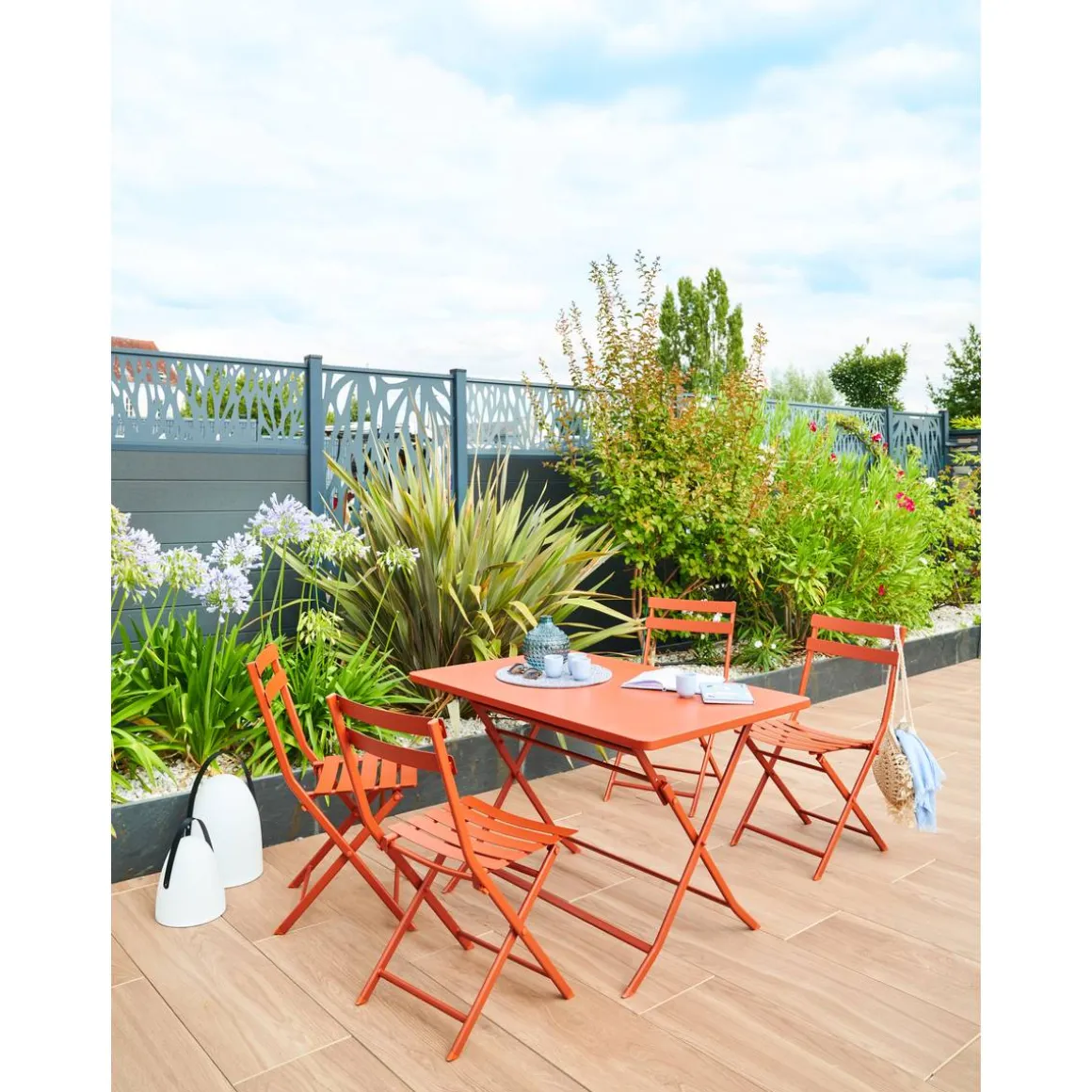 Chaise de jardin pliante GREENSBORO Ambre