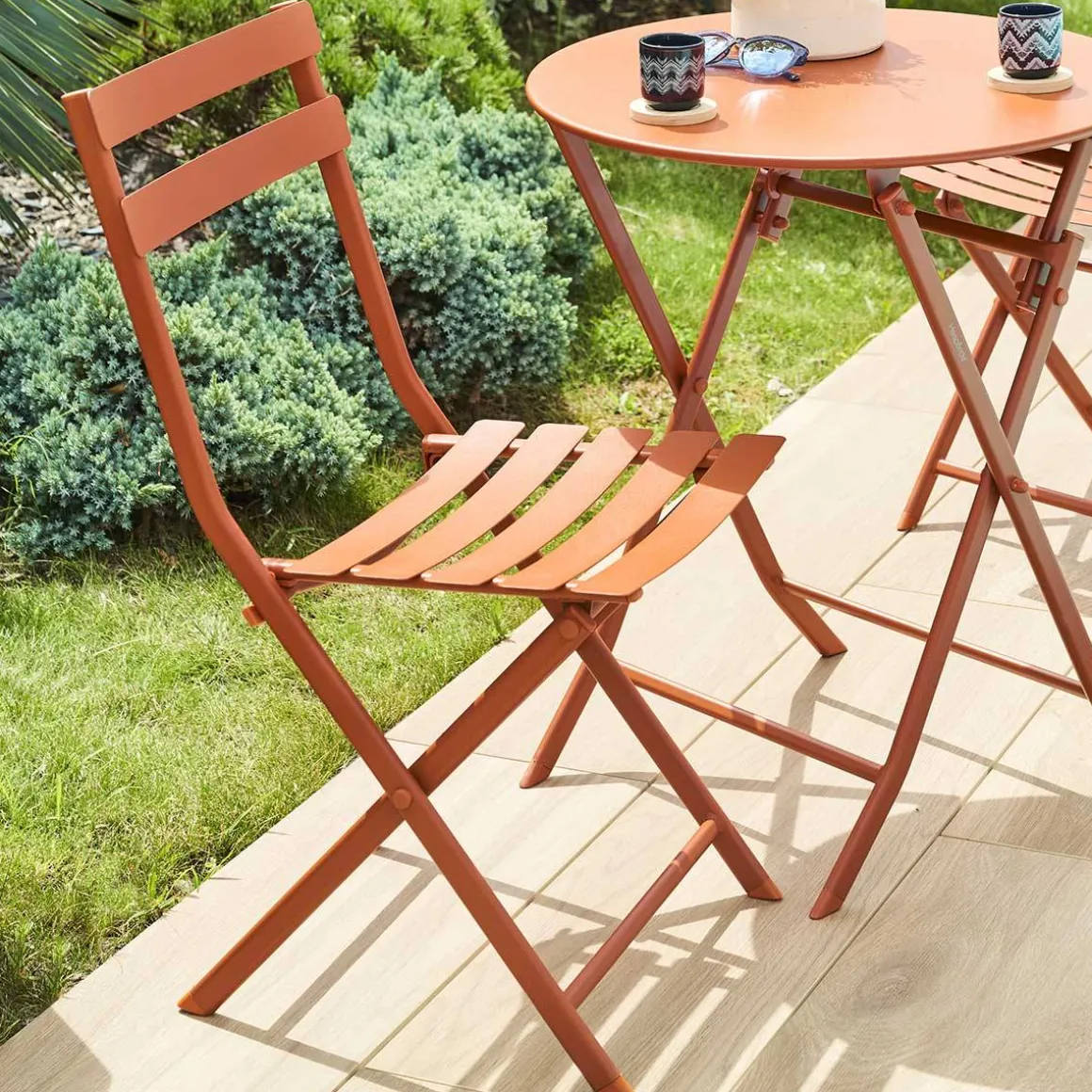 Chaise de jardin pliante GREENSBORO Ambre