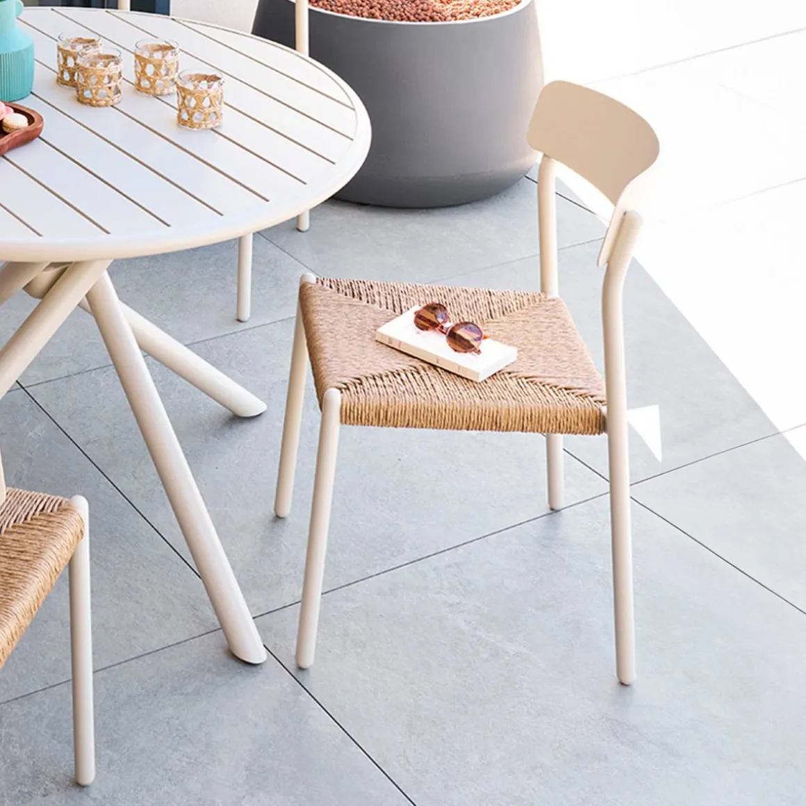 Chaise de jardin WISTTY Argile