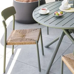 Chaise de jardin WISTTY Vert Laurier