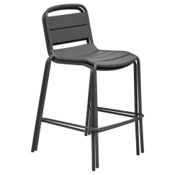 Chaise haute de jardin ALEGORIA Graphite