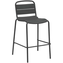 Chaise haute de jardin ALEGORIA Graphite