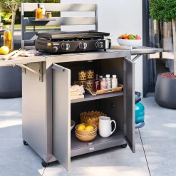 Chariot de jardin pour plancha OXYANA Graphite