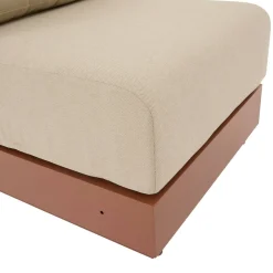 Chauffeuse de jardin ALLURE Beige / Acajou