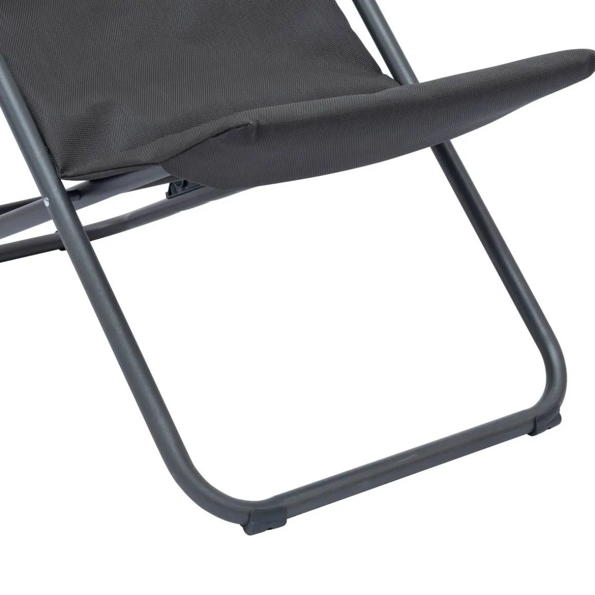 Chilienne de jardin empilable pliable MIRAEL Anthracite / Graphite