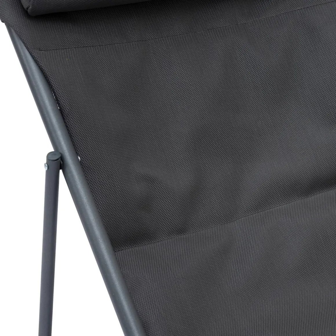 Chilienne de jardin empilable pliable MIRAEL Anthracite / Graphite