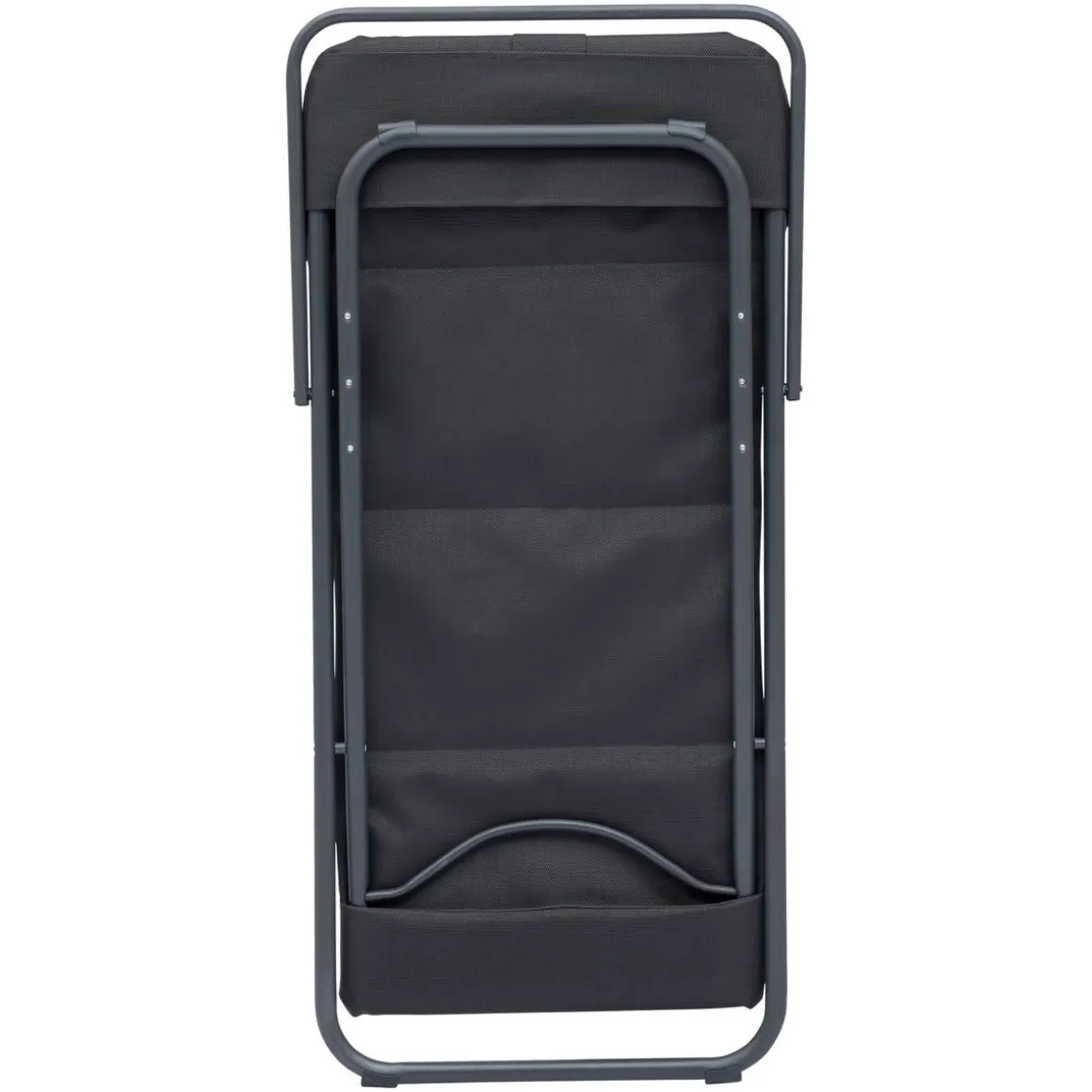 Chilienne de jardin empilable pliable MIRAEL Anthracite / Graphite