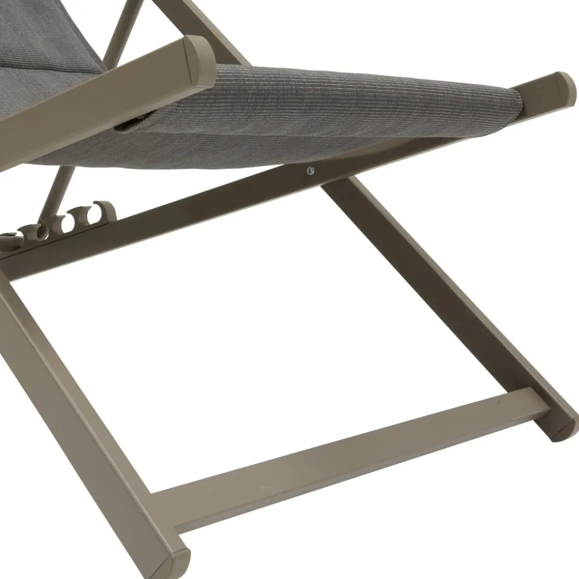 Chilienne de jardin pliable LUNIVIA Café