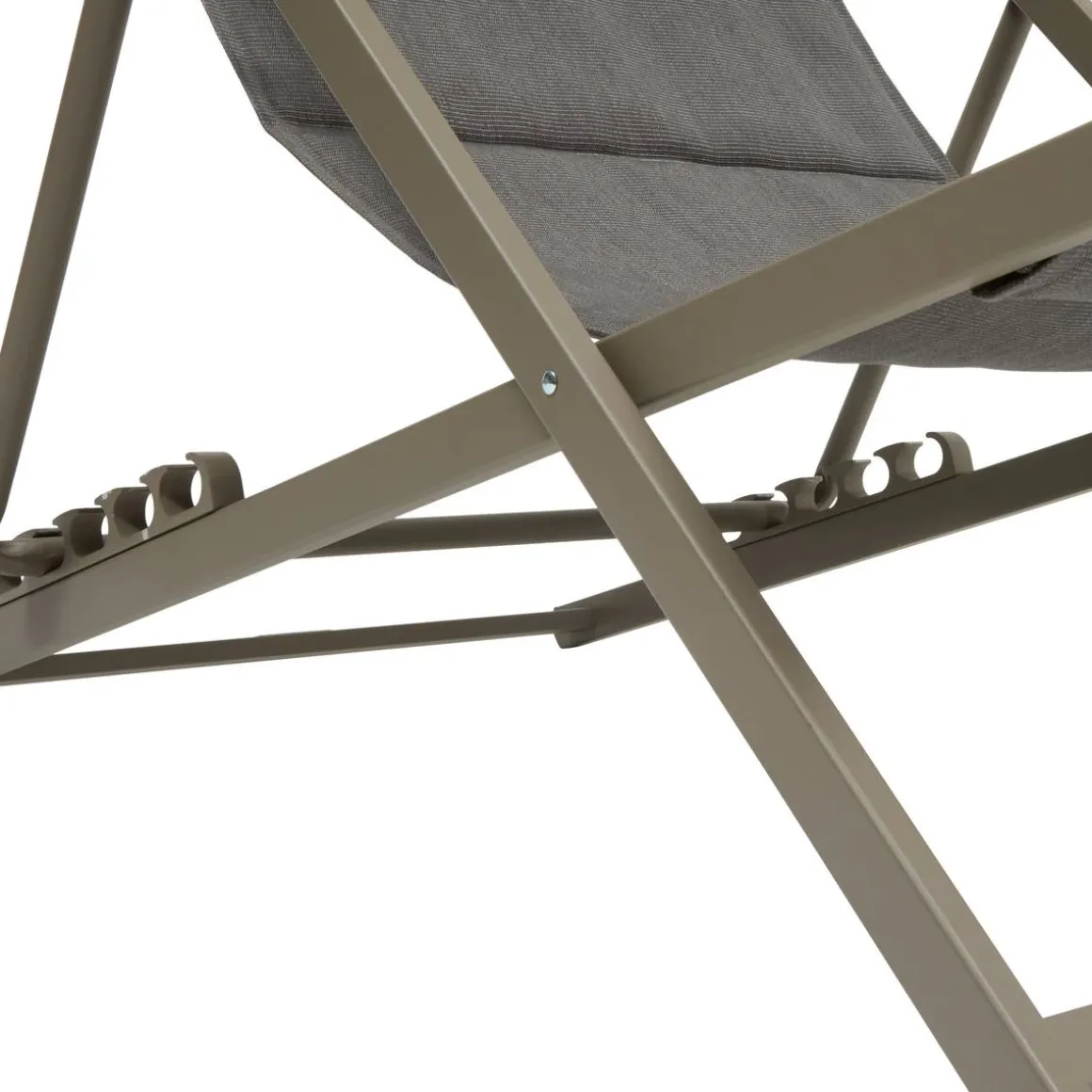 Chilienne de jardin pliable LUNIVIA Café