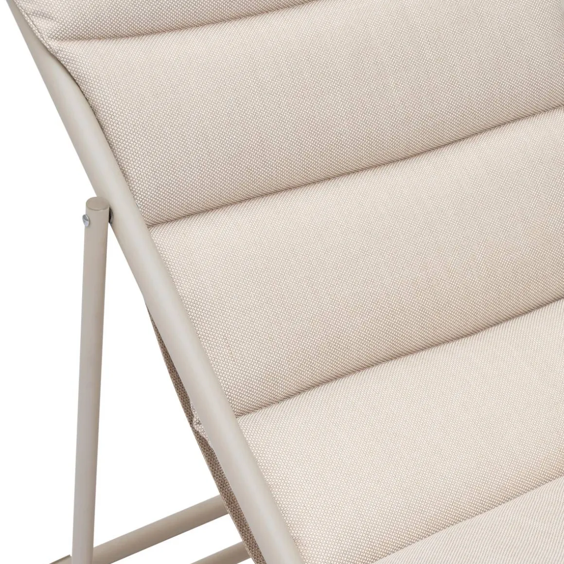 Chilienne de jardin pliable NILLIA Lin / Argile