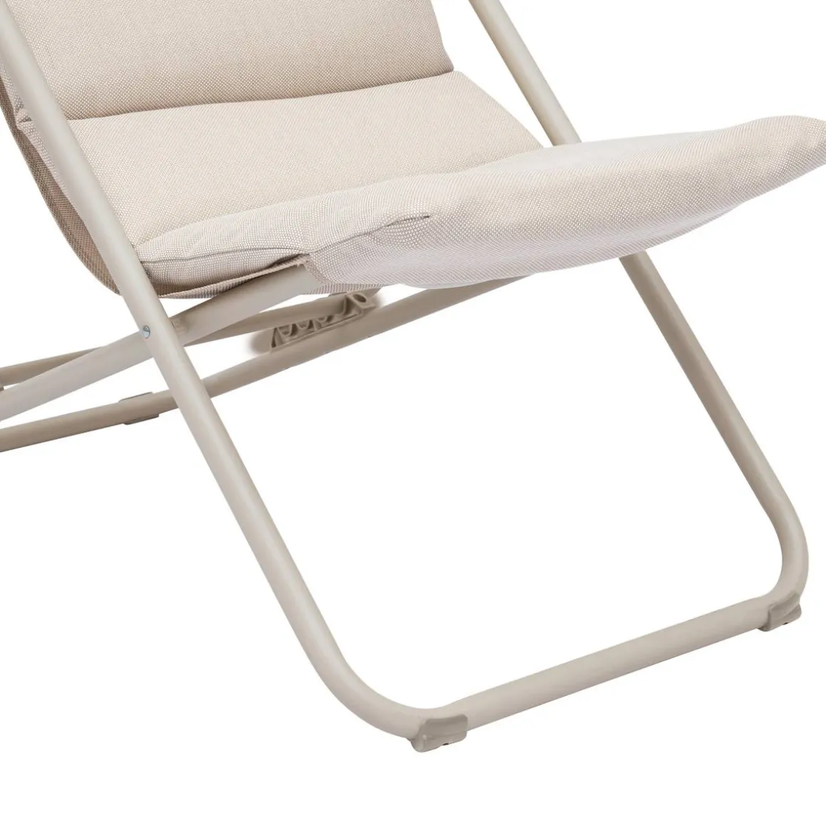 Chilienne de jardin pliable NILLIA Lin / Argile