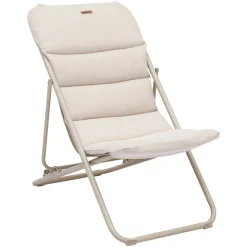 Chilienne de jardin pliable NILLIA Lin / Argile