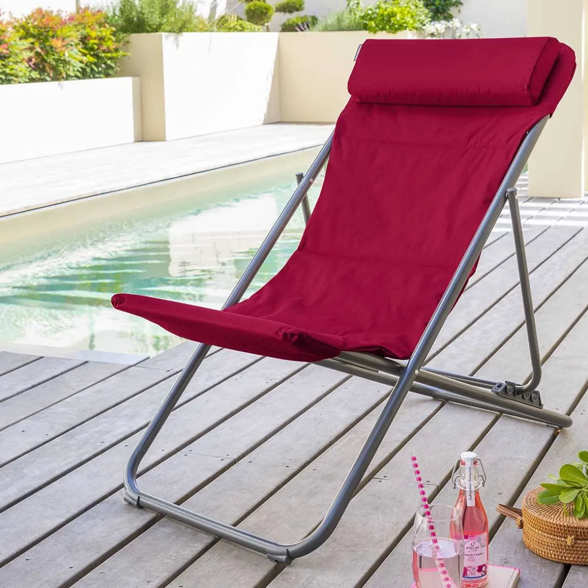 Chilienne de jardin pliante JUBBA Grenade & Graphite