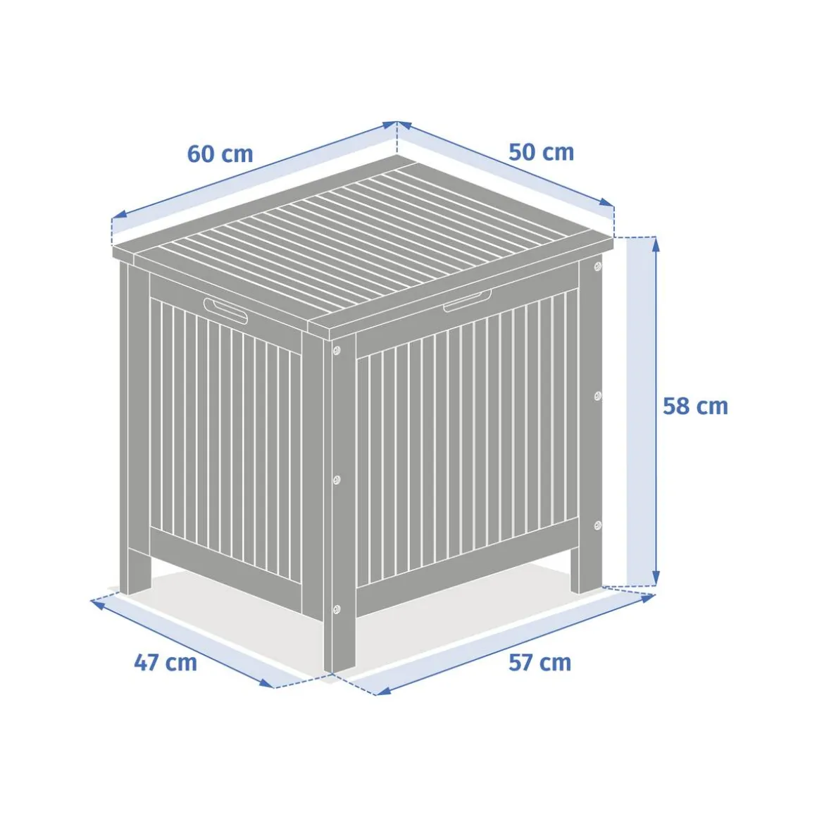 Coffre de rangement Beige