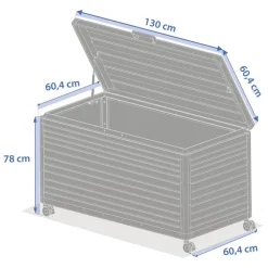 Coffre de rangement EDENIO Argile