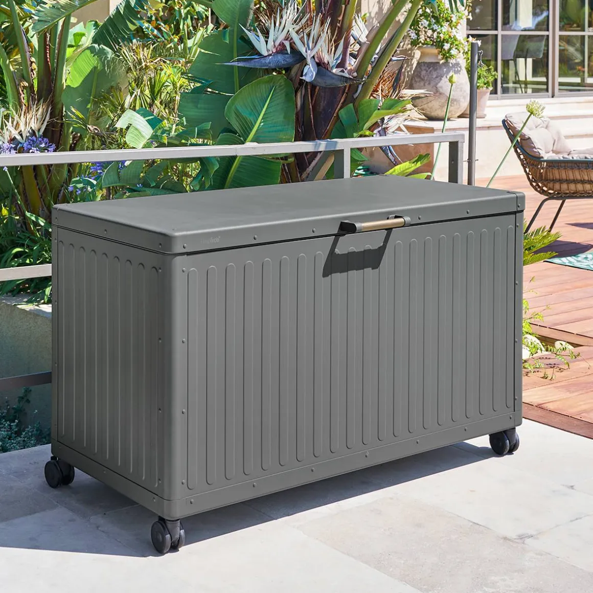 Coffre de rangement EDENIO Graphite