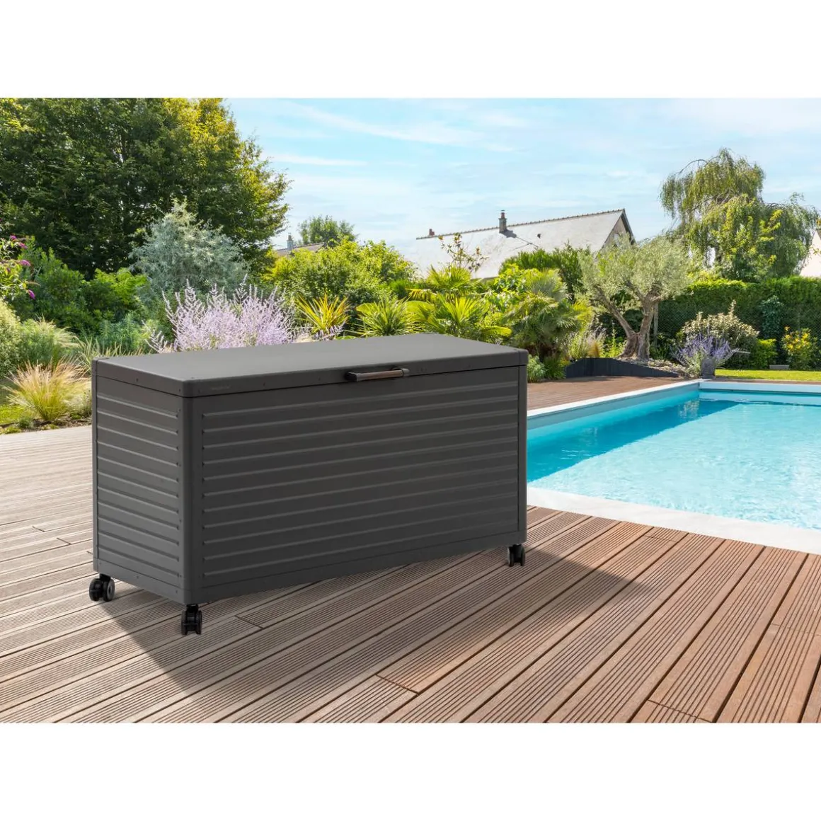 Coffre de rangement EDENIO Graphite