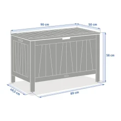 Coffre de rangement LODGIA Beige