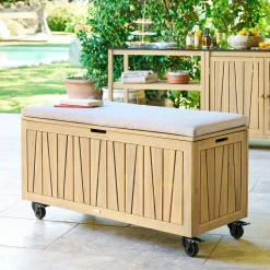Coffre de rangement LODGIA Beige