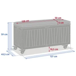 Coffre de rangement LODGIA Beige