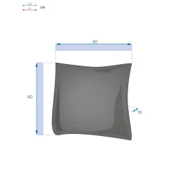 Coussin déco d'extérieur KORAI Blé