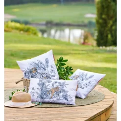 Coussin déco d'extérieur MAORIA motif Tigre