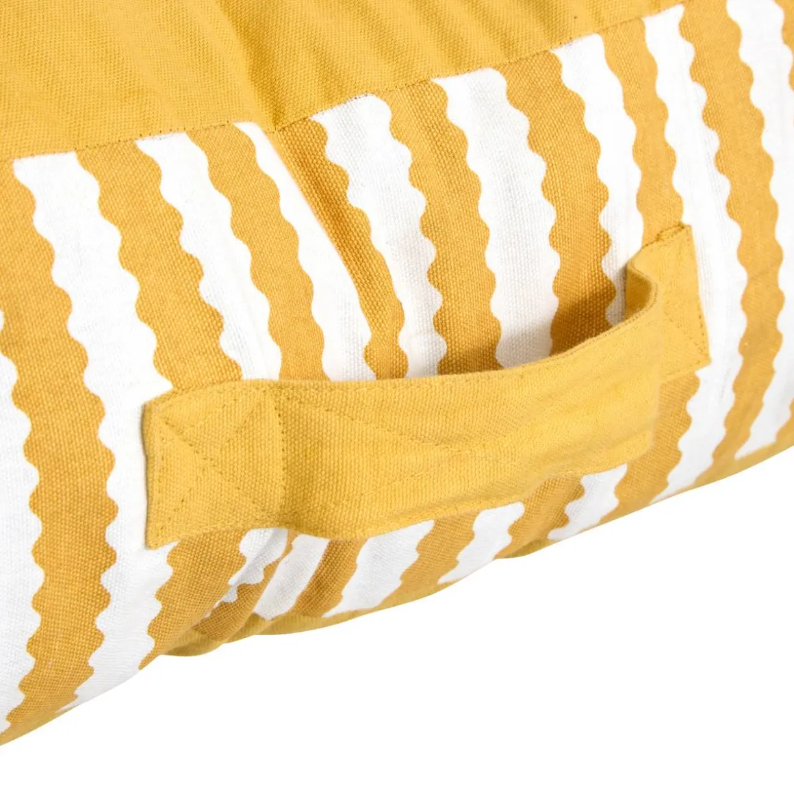 Coussin de sol d'extérieur rectangulaire POOLSIDE Jaune